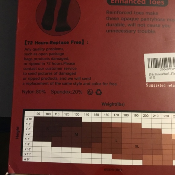 Ha wa  pantyhose - Picture 2 of 2